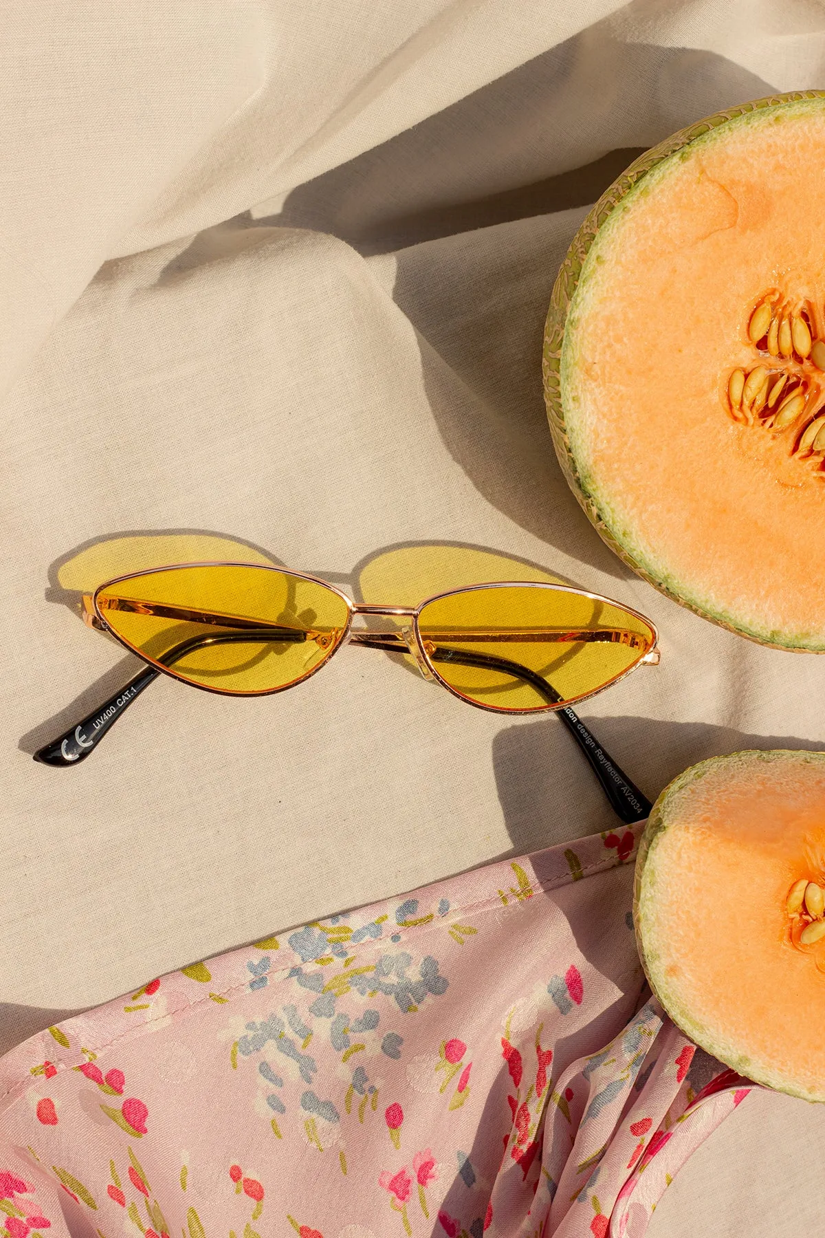 Super Narrow Cat Eye Sunglasses