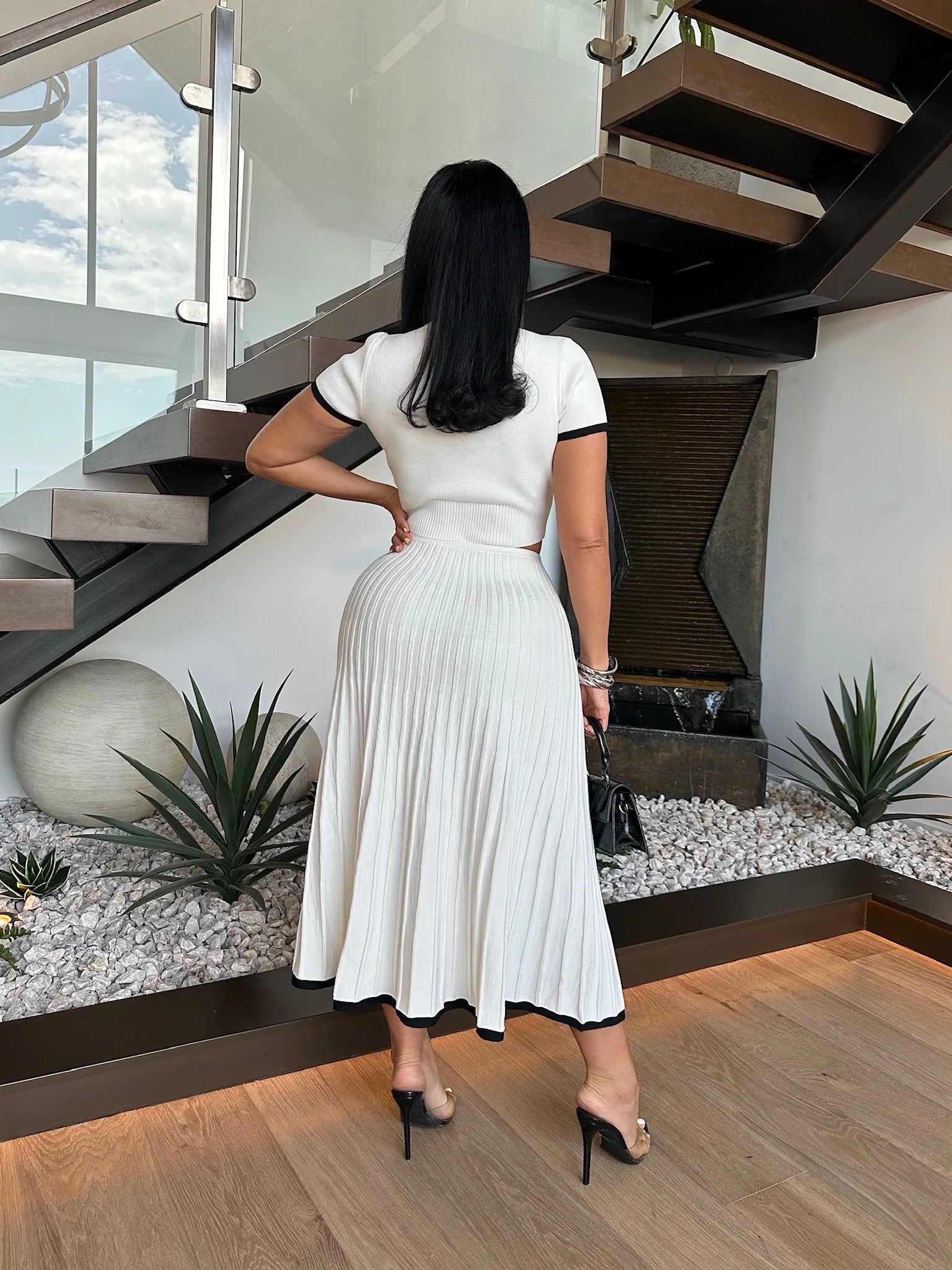 The Most Wanted Skirt Set White