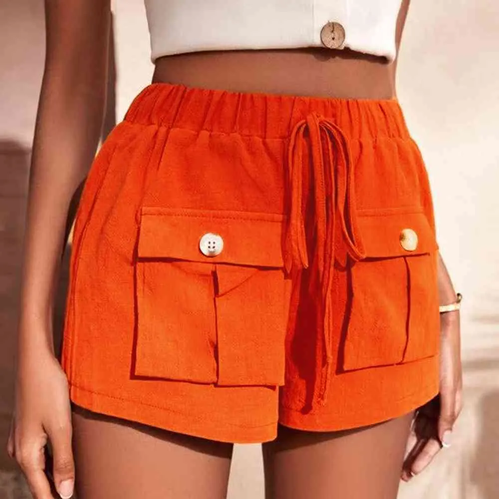 Tie Waist Cargo Shorts (3 Colors)