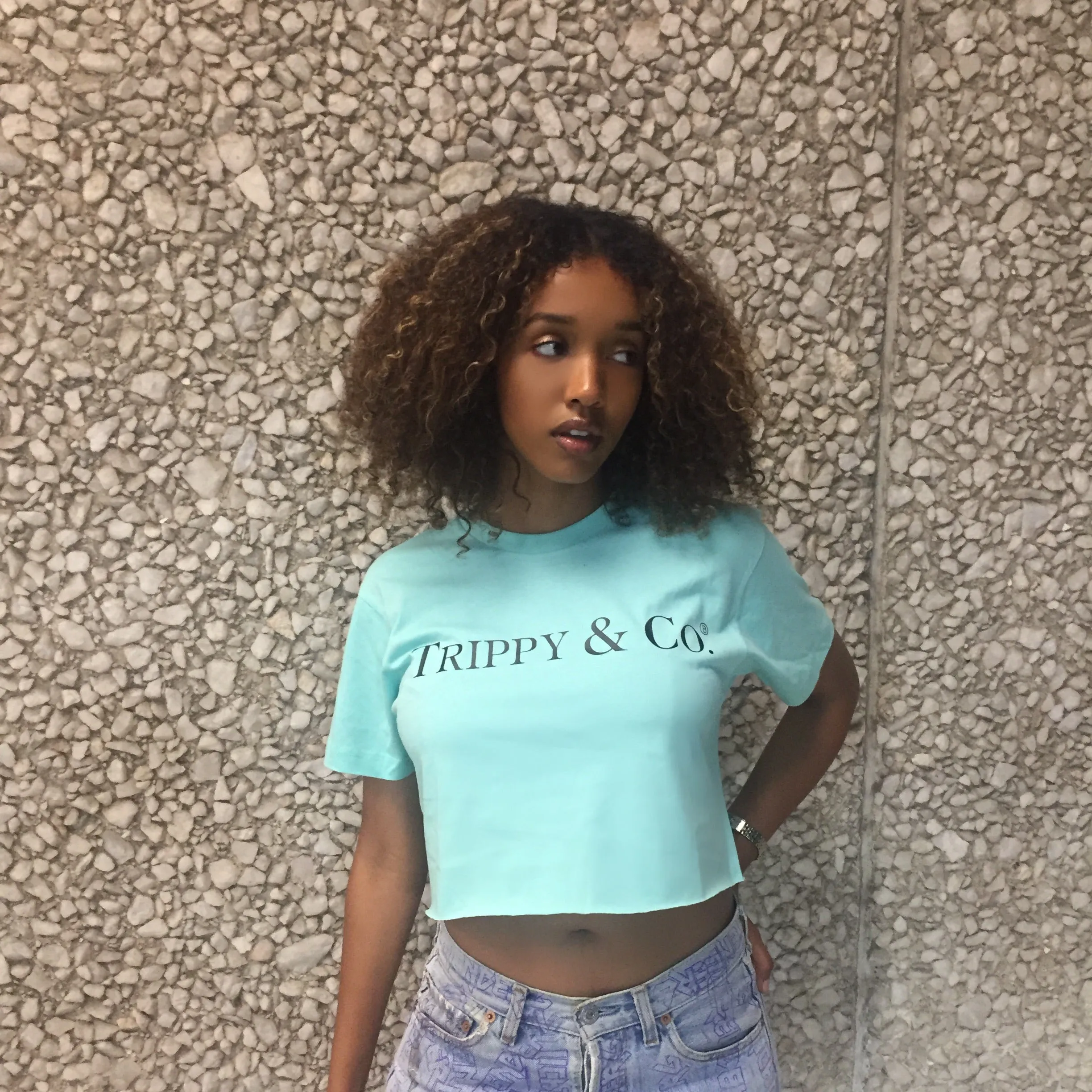 TRIPPY & CO CROP TOP