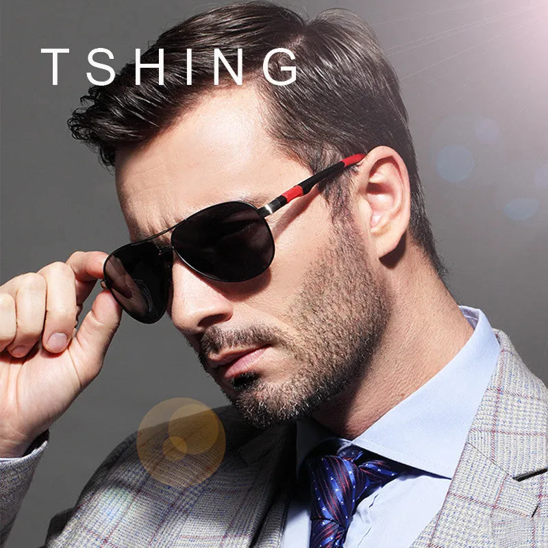 TSHING Mens Classic Oversized Sunglasses