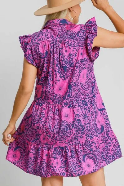 Umgee Floral Flirt Babydoll Dress