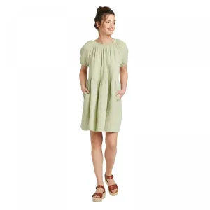 Universal Thread Women's Short Sleeve Gauze Smocked Shift Dress