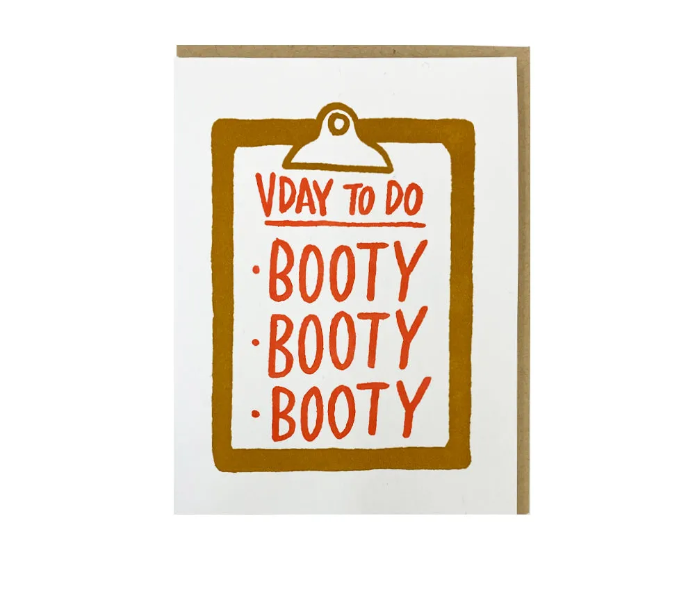 VDay To Do List Card