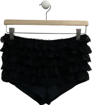 White Fox Black Take Over Control Booty Shorts UK M