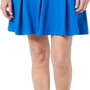 Wicked by Women w/ Control Cotton Pleated Skort petite (Blue Quartz, Petite XL)