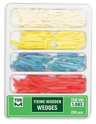 Wooden Wedges of 4 Types 200pcs