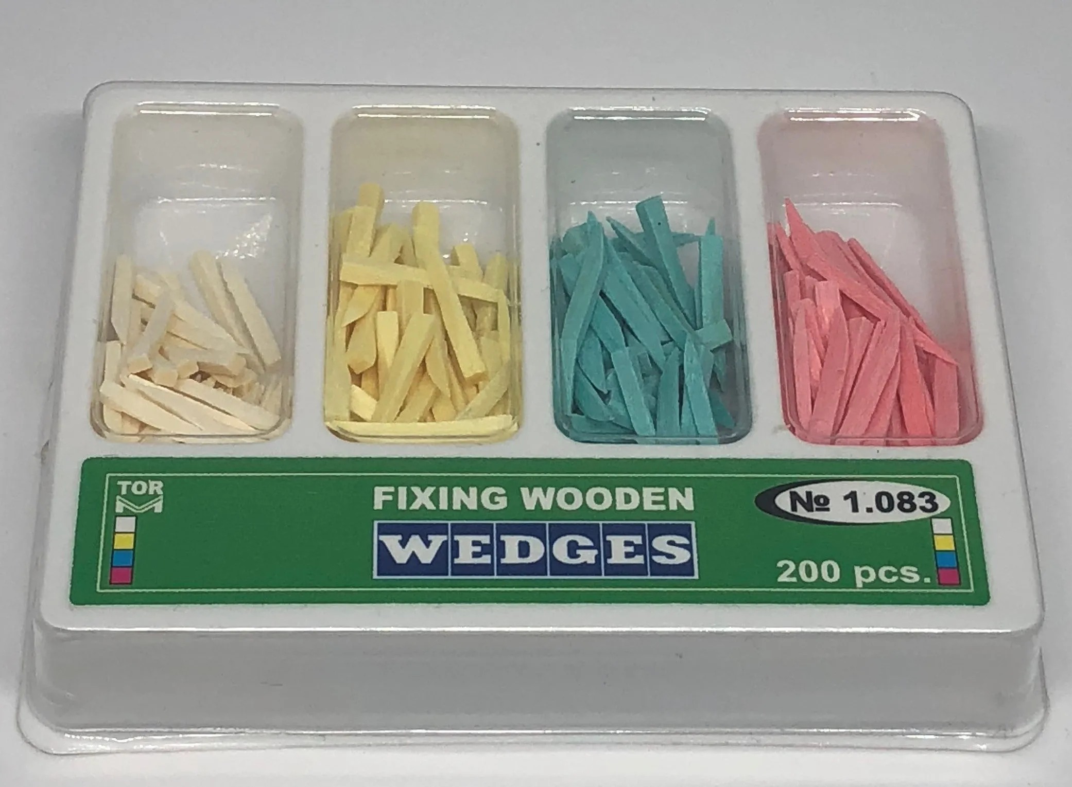 Wooden Wedges of 4 Types 200pcs