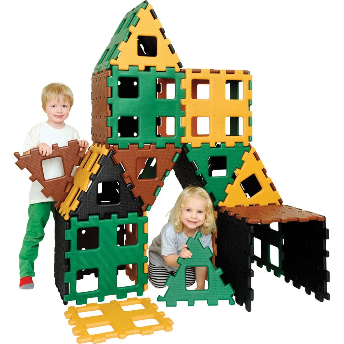 XL Polydron Set 2 - Natural pk 24