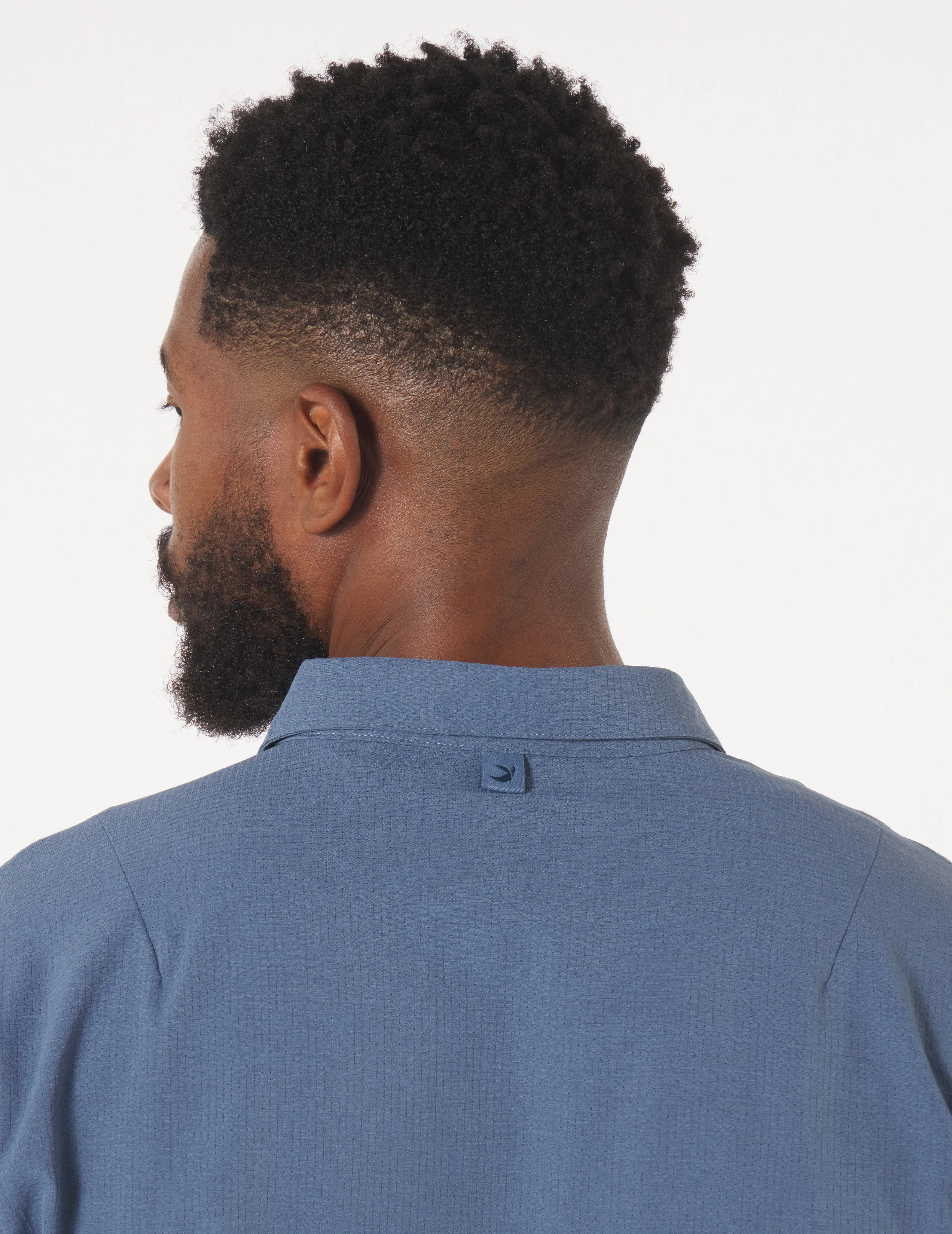 Zephyr Long Sleeve Shirt: Washed Blue